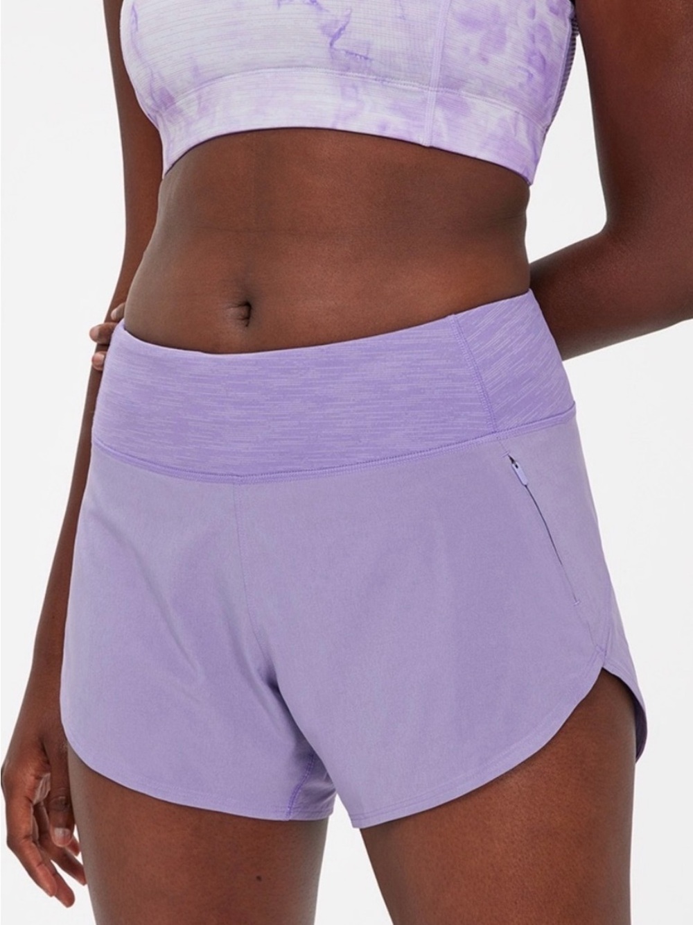 Outdoor Voices Lavender Performance Shorts for Women